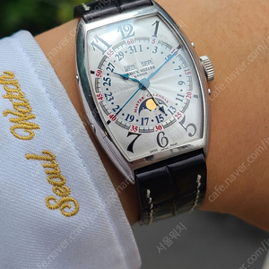 [정품] 프랭크뮬러 마스터 캘린더 컴플리케이션 문페이즈 화이트골드 금통 (Franck Muller Master Calendar Complications Moonphase 18K W