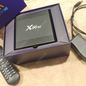 (부산) 8k tv box x96air s905x3 4g 32g 안드로이드 티비박스 팝니다