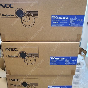 NEC PE506UL/P605UL/WUXGA/6천안시/레이저 프로젝터/400시간 사용품