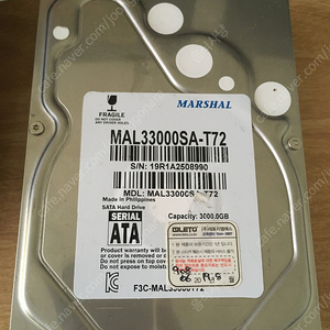 마샬 hdd 3tb