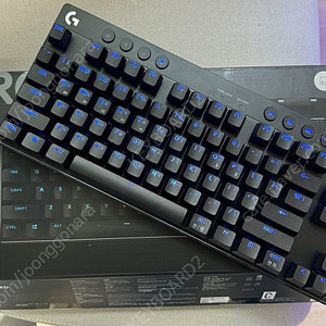 로지텍 G PRO X TKL LIGHTSPEED (블랙, 적축 리니어) 개봉만 한 거의 새상품