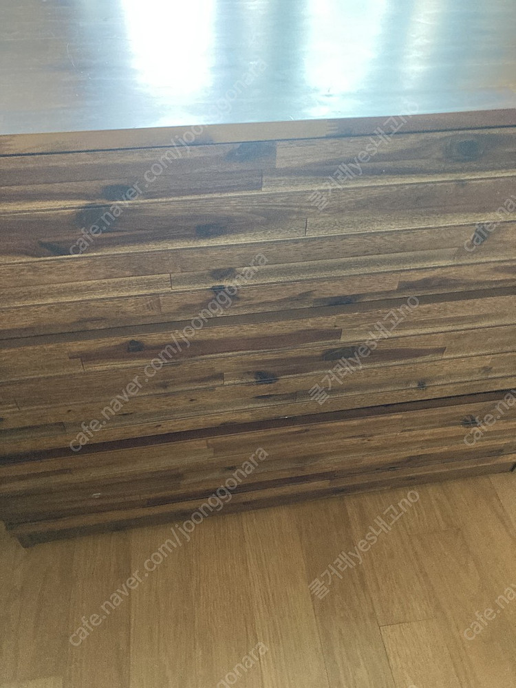 까사미아 그린랜드 화장대 서랍장 수납장 원목 이미지