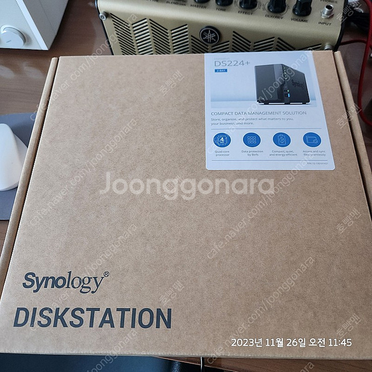 시놀로지 Synology DS224+ 8테라 하드 2개--2