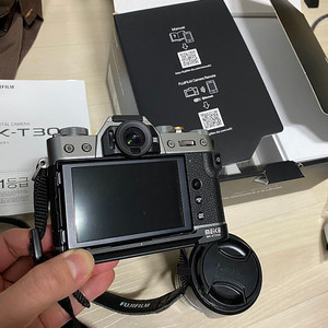 (S급)후지필름 X-T30 실버 풀박스 + 1855렌즈 + 악세사리 일괄
