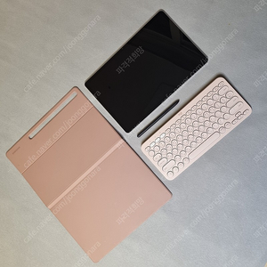 갤럭시탭 s8 플러스 wifi 128gb 실버 s8+ /핑크 정품 북커버/k380 블루투스 키보드