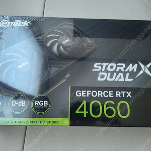 이엠텍 지포스 RTX 4060 STORM X Dual OC D6 8GB 미개봉품 판매합니다~