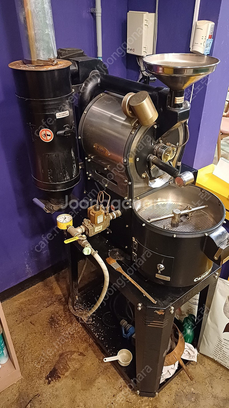 토퍼 로스터기 1kg LPG 급처--0