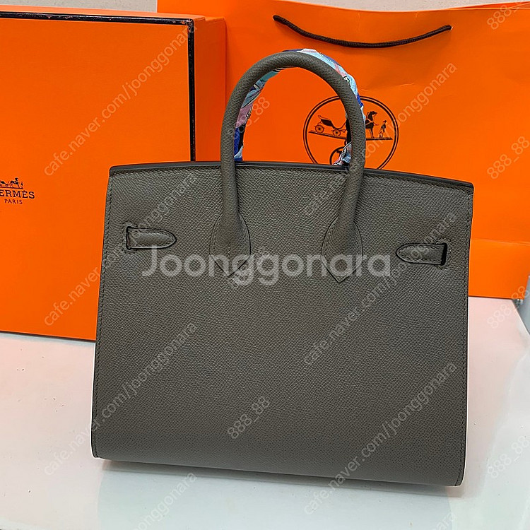 에르메스 버킨25 앱송 에땅 금장--5
