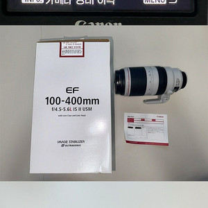 캐논 EF 24-105 II, EF 100-400 II 판매합니다