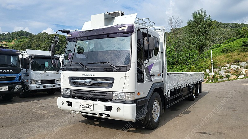 대우 노부스 후축 카고트럭 13년형 배출가스 3등급 7.5m 농기계 장비운반용 중고화물차 이미지