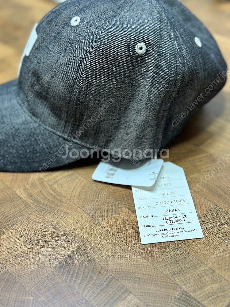 풀카운트 볼캡 블랙색상 판매합니다(프리사이즈)--1