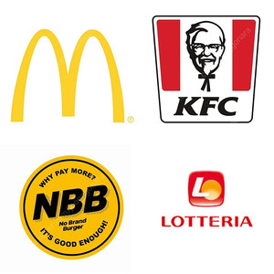(최대 20% 할인) 노브랜드버거/맥도날드/KFC/롯데리아/써브웨이 기프티콘
