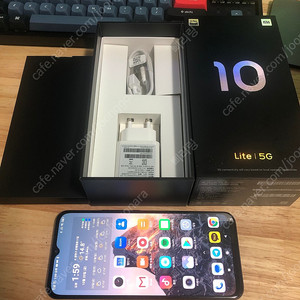 샤오미 Mi10 lite 5G 스마트폰 박스풀셋 팝니다