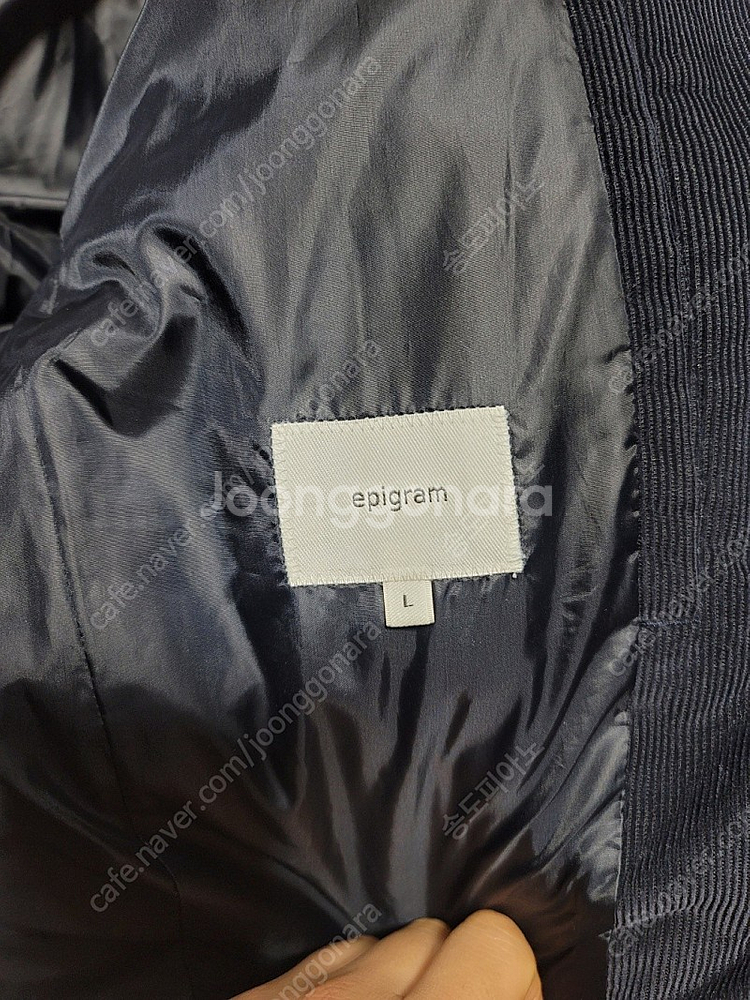코오롱 에피그램 양털 골덴 패딩 자켓 L 100 판매합...--4
