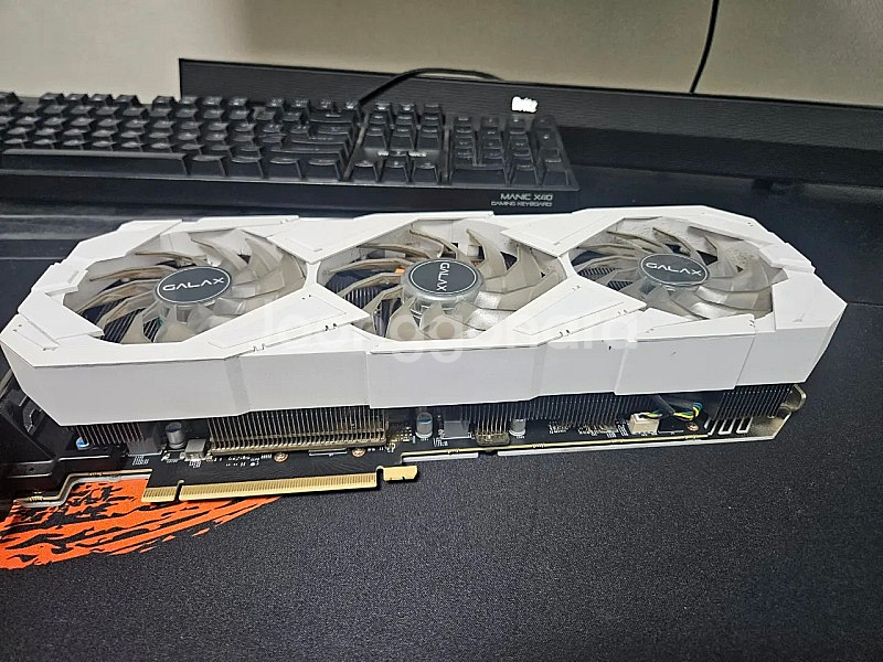 (단품) 갤럭시 RTX 3080 EX GAMER WHITE OC D6X 10GB--3