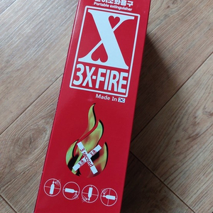 [인천]3X FIRE 간이소화기 캠핑용 차량용 소화기 새상품 팝니다.