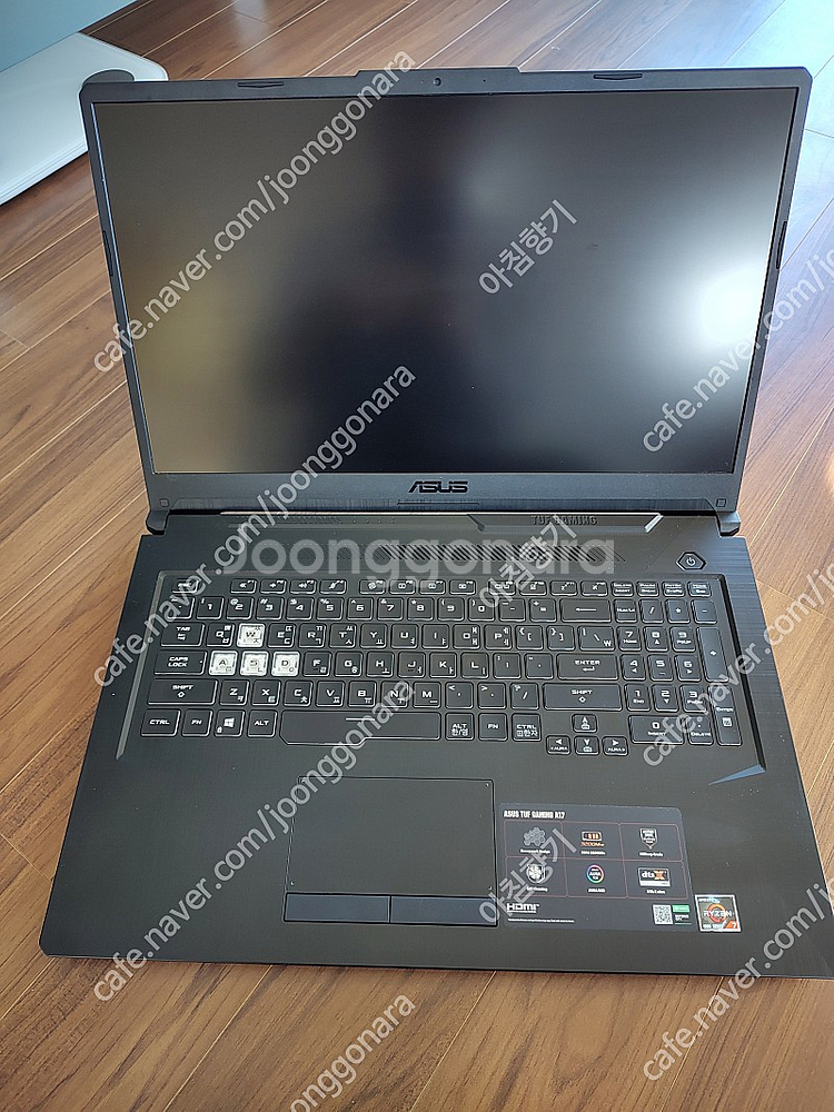 게이밍 노트북 ASUS TUF Gaming A17 FA... | 노트북/넷북 | 중고나라