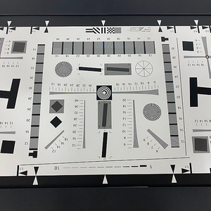 해상도 해상력 리뷰 테스트 차트 Test Targets and Charts QA-77-3-RM ISO12233