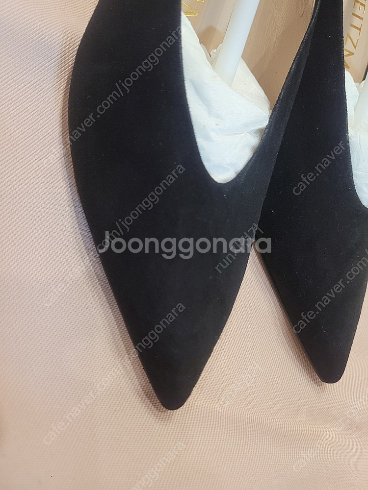 스튜어트 와이츠먼 스웨이드 슬링백 구두 새상품, 사이즈 36.5 (6) (230~235)--3