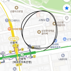 강남 선릉역 도보 2분거리 자주식 월 주차권 판매