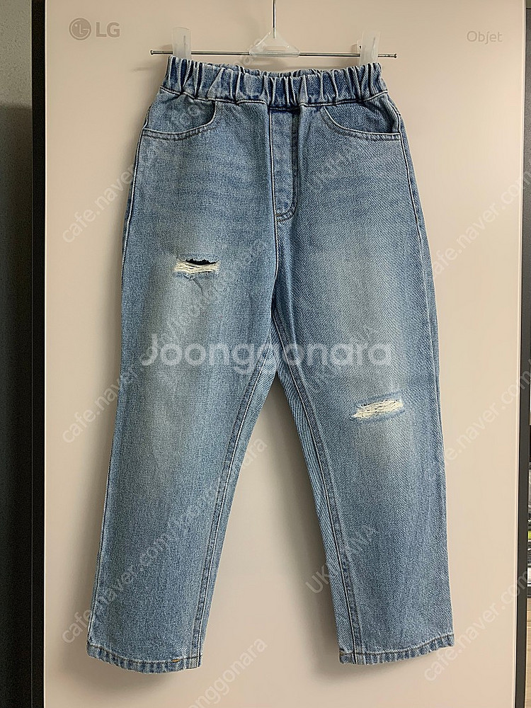 아동복 일괄) 로아앤제인 120사이즈 맨투맨 데님 상하--7