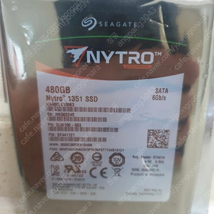 시게이트 Nytro 1351 SSD 480GB (24년 까지무상)