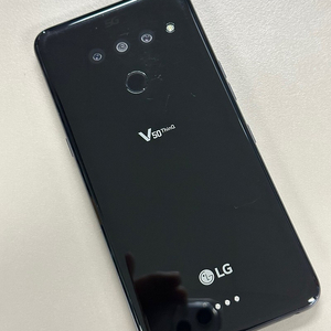 LG V50 블랙 128기가 모서리 미세파손 무잔상 9만원에 판매합니다