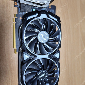 그래픽 카드 MSI. 아머 GTX 1060 6G 그래픽 카드 판매합니다. 상태 좋습니다. 사진첨부... GTX1060 6G.