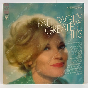 Patti Page – Greatest Hits LP