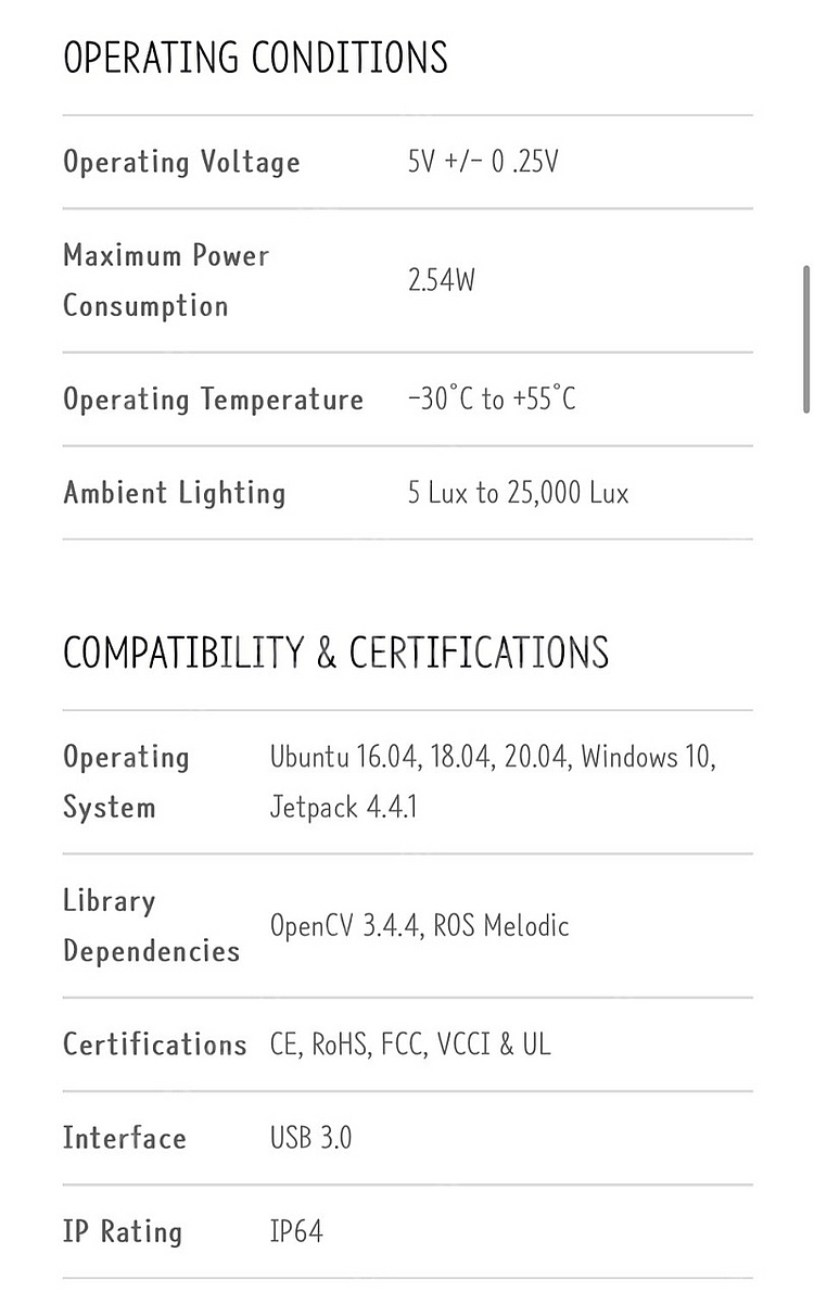 DreamVu PAL mini 360도depth 카메라--5