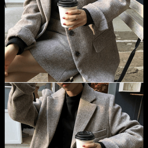 새상품 위드윤 wool set up made 자켓.스커트