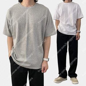 3겹 비침없는 쿨 오버핏 티셔츠 ! 일본 도쿄 시부야점 백화점 정품 2 헬스 옷 !