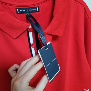 새상품 키~152,~164(성인55가능) - 타미힐피거 주니어 도톰 신축성 좋은 폴로 카라티 옆트임 포인트 33000원드림