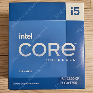 인텔 i5-13600KF 정품박스