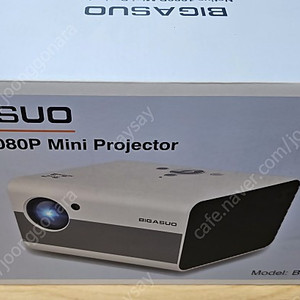 (가격 조정) 빔 프로젝트 BIGASUO 1080p 리모콘 100인치 스크린 포함, 미니 프로젝터