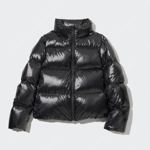유니클로 샤이니 푸퍼 패딩 블랙 M