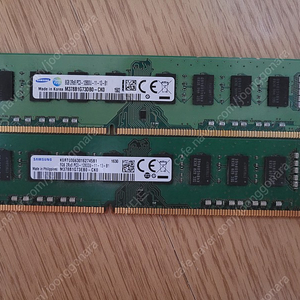 삼성 DDR3 8GB 두개 팝니다 택포