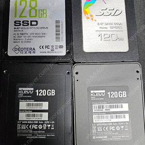 SSD 120GB, 128GB 샌디스크, ADATA 등 팝니다