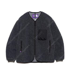 노스페이스 퍼플라벨 윈드스토퍼 필드 가디건 챠콜 M / THE NORTH FACE PURPLE LABEL Wool Boa WINDSTOPPER Field Cardigan