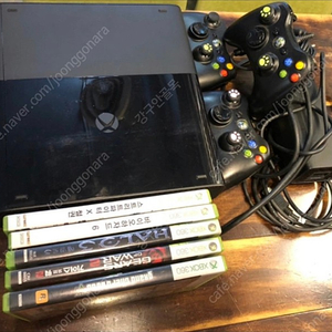 Xbox360E(마지막 버전) 풀셋(본체+키넥+레이싱휠+게임23장)