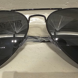 레이벤 썬그라스 Rayban AVIATOR TOTAL BLACK 58mm (보잉, 3025번)