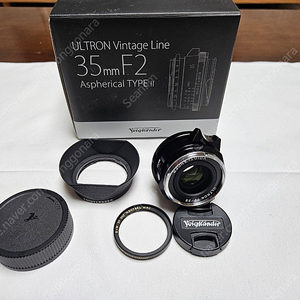 보이그랜더 정품 Voigtlander ULTRON 35mm F2 type II VM , 정품 렌즈 후드 포함 LH-12 포함