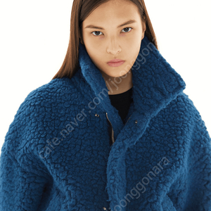 더아이덴티티 프로젝트 Women overfit wool fleece jumper (faience blue)