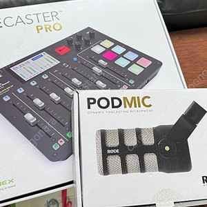 로데 캐스터 프로(Rode Caster Pro) 오디오인터페이스 & 팟마이크(Pod Mic) 팝니다