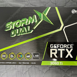 이엠텍 RTX 3060 Ti STORM X Dual OC D6 8GB