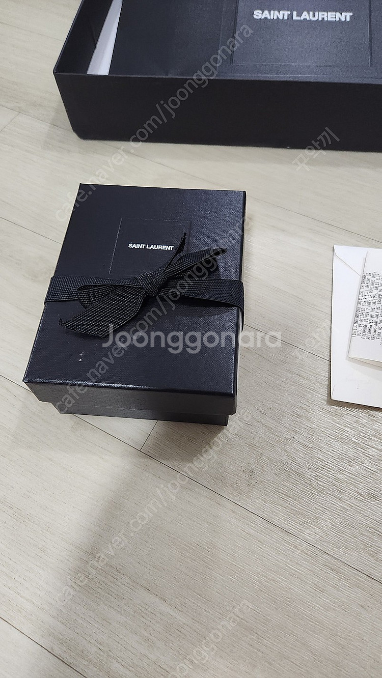 입생로랑카드지갑/배달가능/새상품/백화점구입/YSL업타운...--3