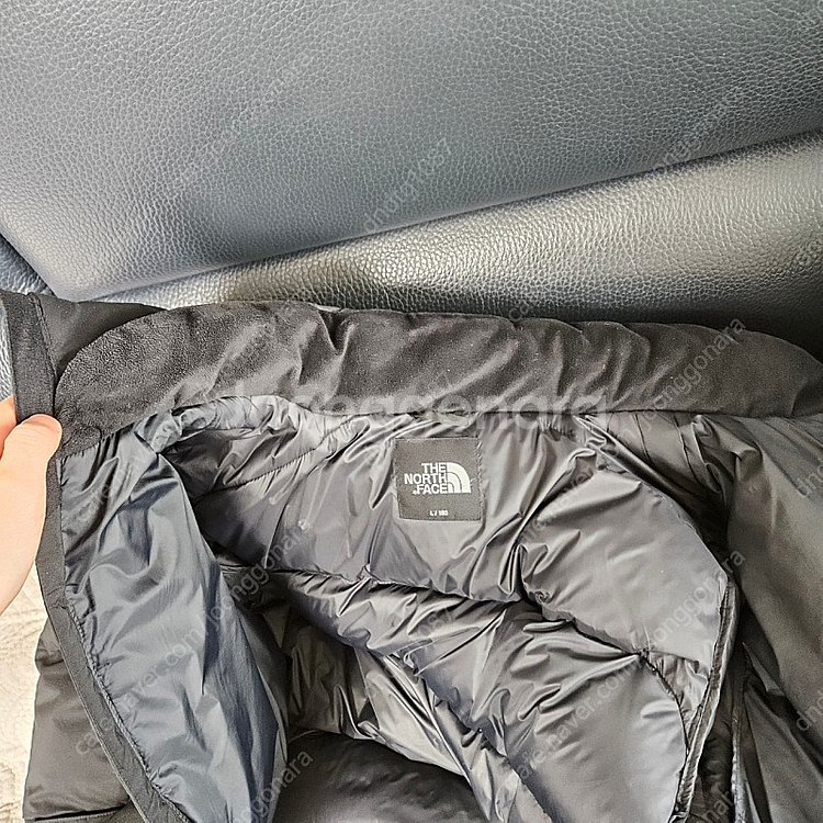 노스페이스 슈퍼 에어 구스 다운 롱패딩 100(L)--9