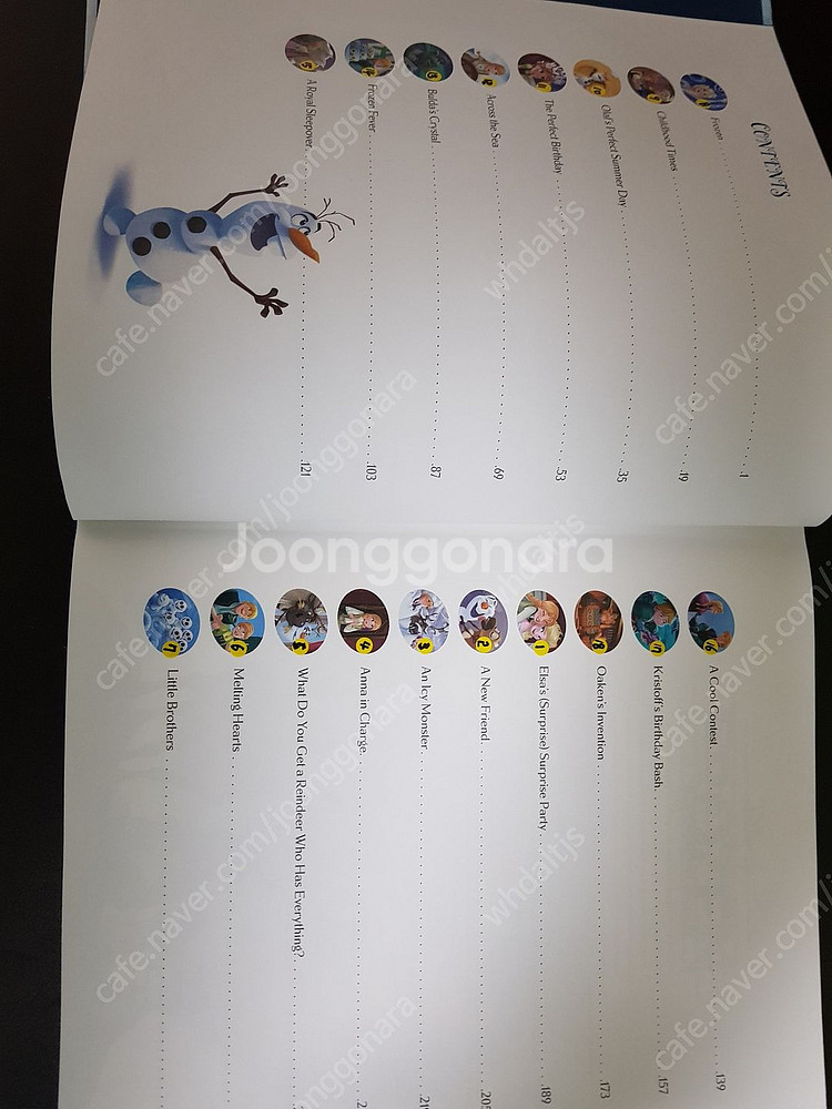 desney frozen story book 디즈니 프로즌 18권 합본 북 1권 책 시디--1
