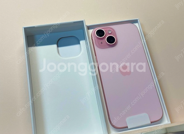 아이폰15 128 핑크 ( 하루에 1시 ~2시간 - 한달 사용 ) 선택약정가능--0