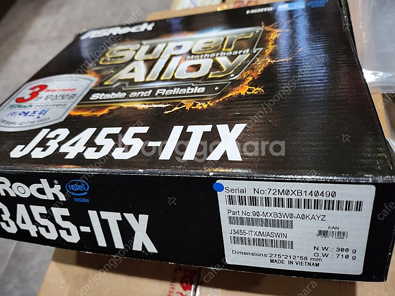 애즈락 j3455 itx 메모리 8g--0